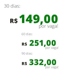 Preço Salas Supervisionadas - R$149,00